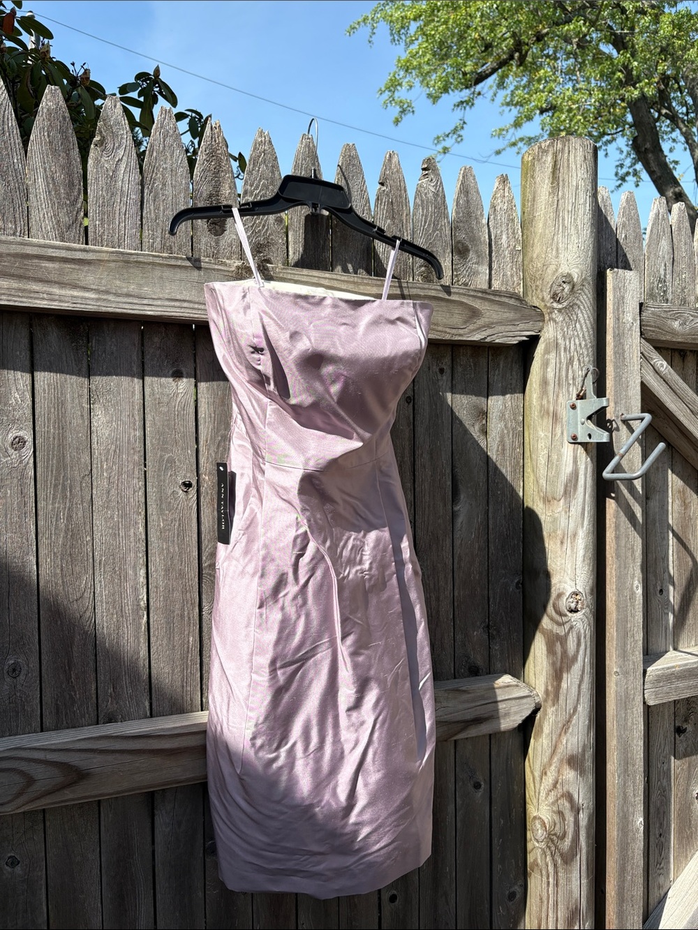 Ann Taylor size 6 silk lavender dress. NWT!